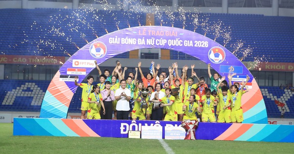 789BET cược bóng đá: CLB nữ TP.HCM bảo vệ thành công ngôi vô địch Cúp quốc gia 2026 - hình ảnh - 789betjl.com