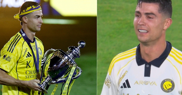 Vô địch Saudi Pro League ở tuổi 41, Ronaldo vẫn bật khóc như lần đầu giành cúp - hình ảnh - 789betjl.com