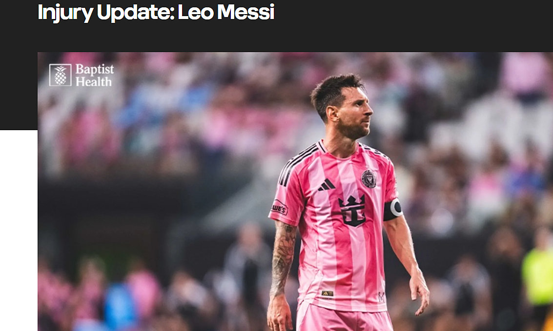 789BET baccarat và tin nóng từ Inter Miami: Messi chỉ gặp quá tải cơ - hình ảnh - 789betjl.com