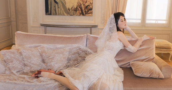 789BET chính thức: Hề Mộng Dao diện váy cưới thương hiệu Việt trong ảnh cưới cùng Hà Du Quân - hình ảnh - 789betjl.com